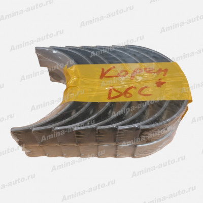Вкладыши (D6CA,D6CB,D6CC) коренные  STD (AGE)