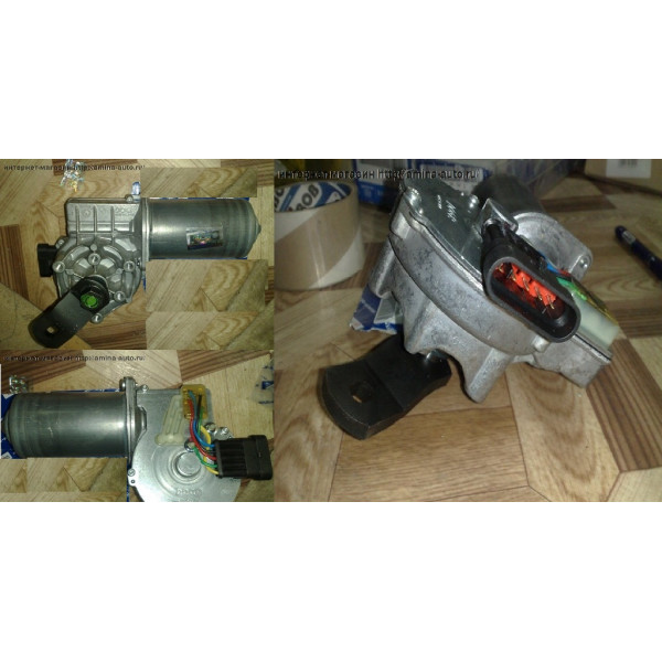 Мотор стеклоочистителя (HND) 24 V с флажком, фишка 5 контактов в ряд