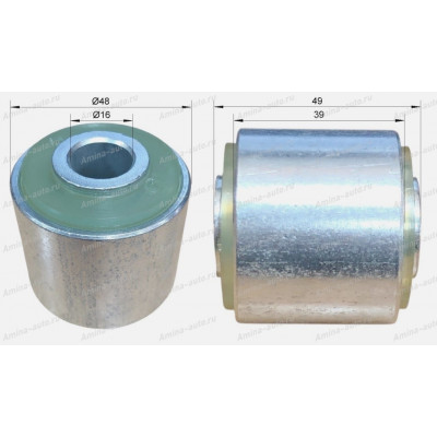 Сайлентблок стабилизатора 16*48 L=49