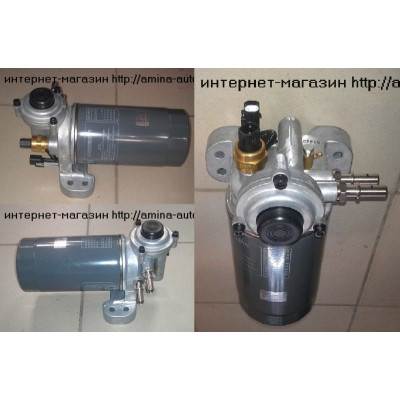 Кронштейн топливного фильтра в сборе с датчиком и подкачкой (D6HA,D6CC) (AGE)