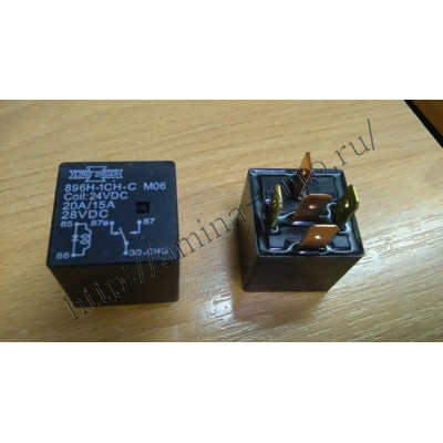 Реле 896H-1CH-C M06  24VDC 20/15A 28VDC 5-контактов *