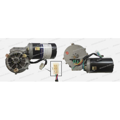 Мотор стеклоочистителя ZD2733 180W 24V Dвала=15мм  5 контактов *