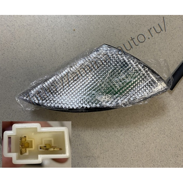 Фонарь габаритов передний верхний LED белый RH *