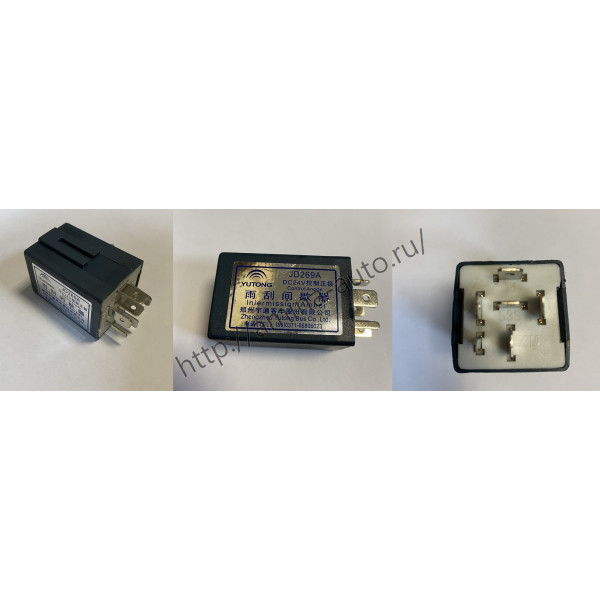 Реле стеклоочистителя (Yutong) 24V 6 контактов  JD269A *
