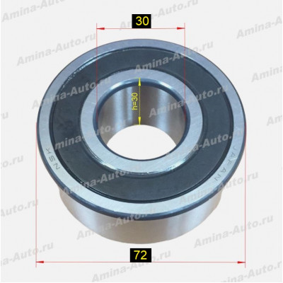 Подшипник муфты вентилятора 3306B-2RSRTNG 30*72 h=30 *