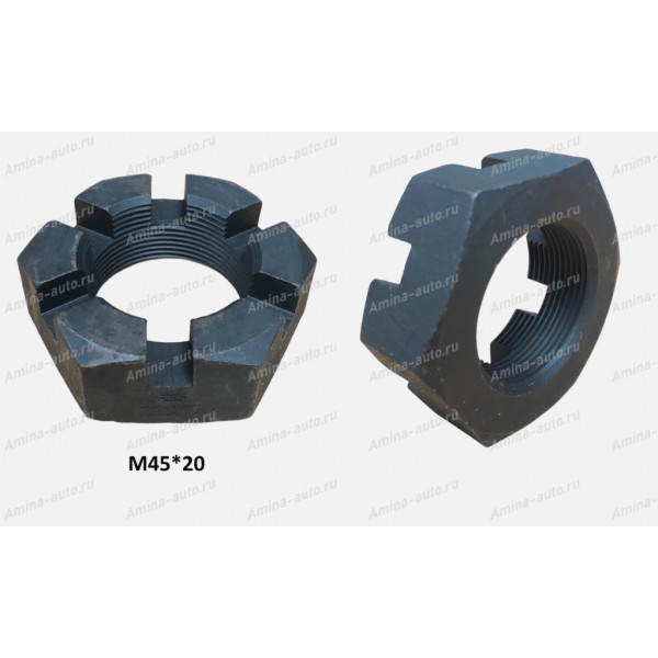 Гайка ступицы передней (Higer) M45*2 ключ 69мм *