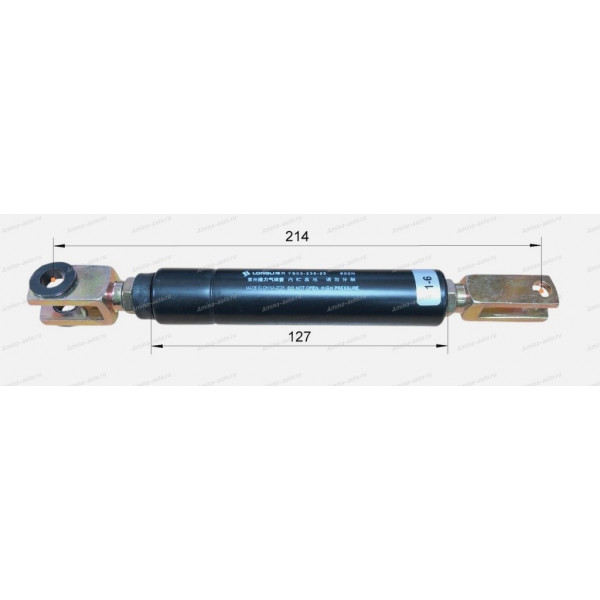 Упор (газолифт) сиденья пассажира (Higer) L(корпуса)=127 *