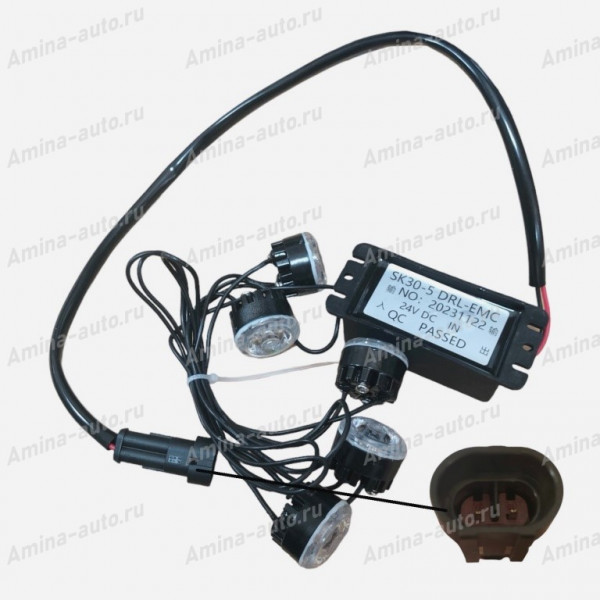 Фонарь ходовых огней передний (King Long) LED*5 *