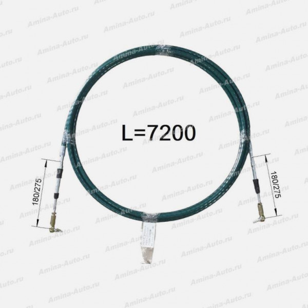Трос КПП (Yutong) L=7200 (реально длина 7250) *