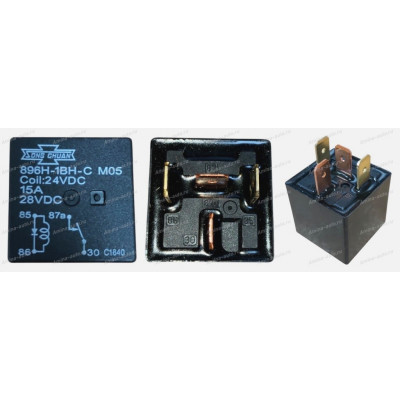 Реле 896H-1BH-C M05  24VDC 40A 14VDC  4-контакта  (Higer)