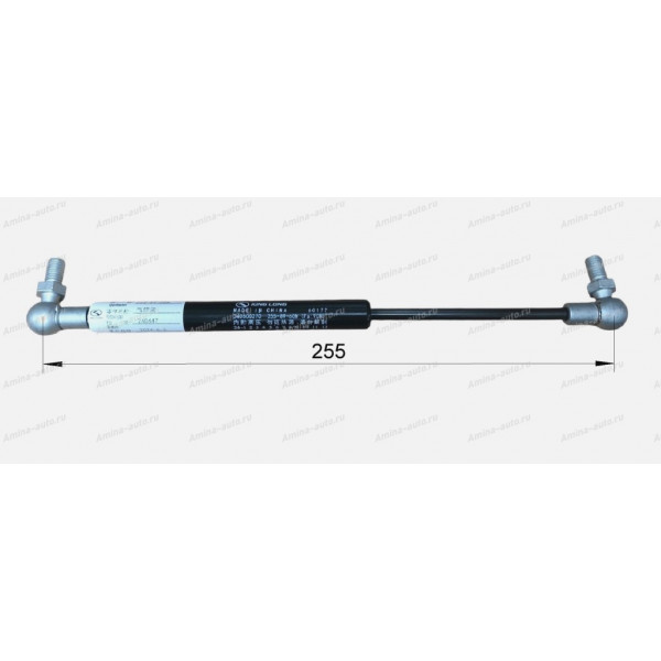 Амортизатор отсека (King Long) L=255 (60N) *