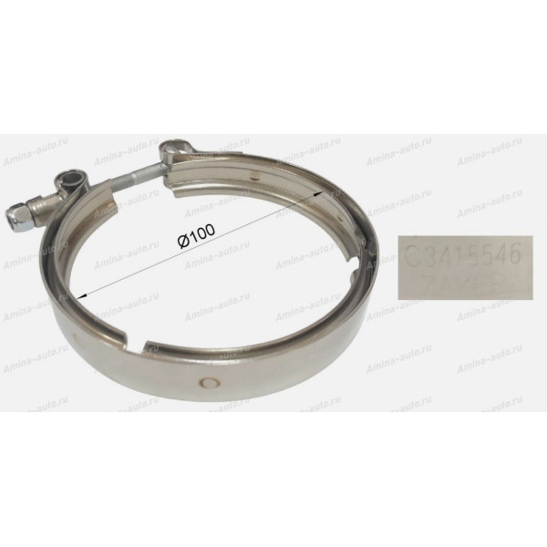 Хомут патрубка турбокомпрессора d=100mm (ISDe, ISLe)