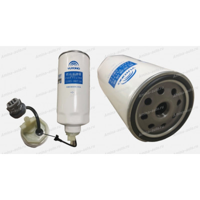 Фильтр топливный YC4G180N-50, YC4G200-50 сепаратор (с датчиком) M25 h=250 D=110 *