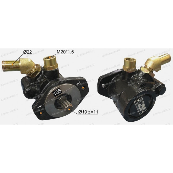 Насос ГУР (ISDe) 14Mpa 16 L/min *