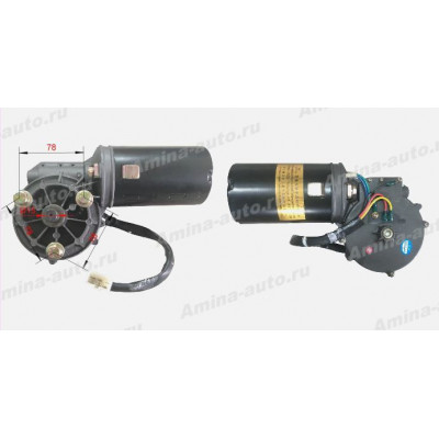 Мотор стеклоочистителя ZD2732 150W 24V  5 контактов в 2 ряда / крупный шлиц