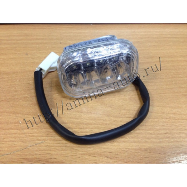 Фонарь габаритов передний верхний (Yutong) 70*45  LED белый