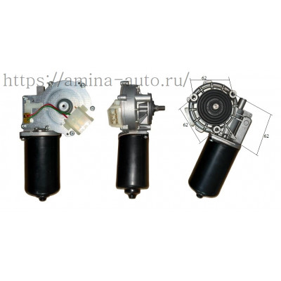 Мотор стеклоочистителя (HND) 24V W28707 4311A вал конус под гайку