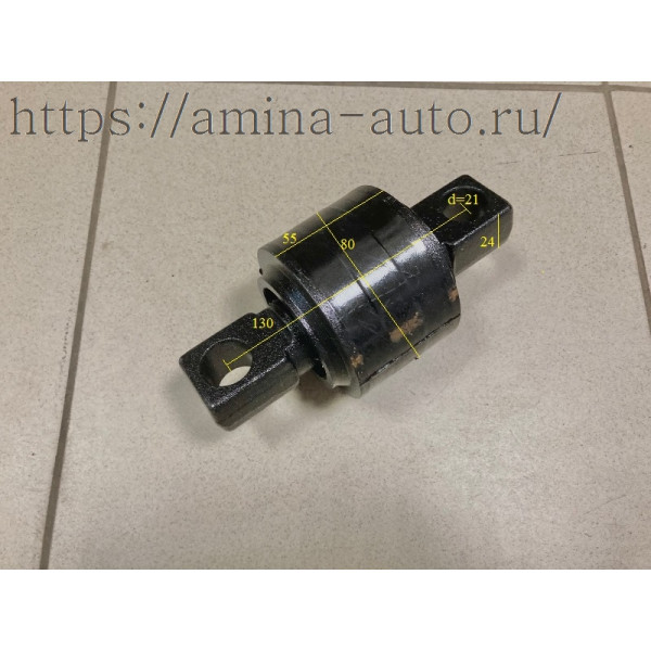 Сайлентблок реак тяги ухо-ухо 54*80, Dотв=21, Lм/у отв.=130