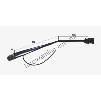 Поводок стеклоочистителя (Yutong) RH 80/410/300 d=12