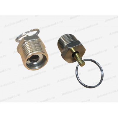 Клапан сброса конденсата с ресивера (Higer) резьба конусная Lрез.=15mm *
