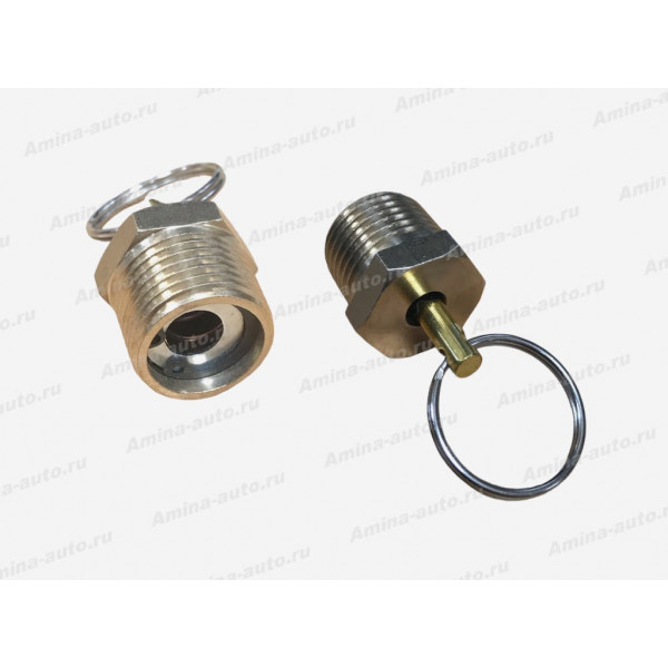 Клапан сброса конденсата с ресивера (Higer) резьба конусная Lрез.=15mm *