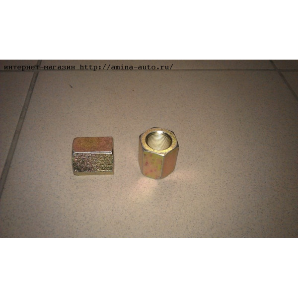 Гайка стремянки рессоры передней (KLQ6840*рессорный) M20  L32  ключ30