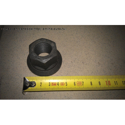 Гайка шпильки передней/задней (Higer) RH (еврогайка) M20x1,5 h=30 ключ 33мм